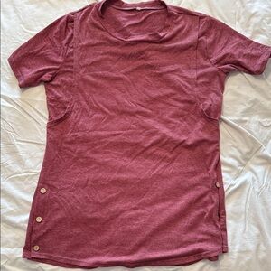 Women's Maroon Nursing Top XXL